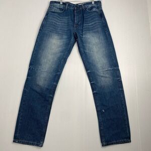 Hamilton Tapere Men's  Relaxed Tapered Fit men's size W30 Blue Jeans‎ pockets.